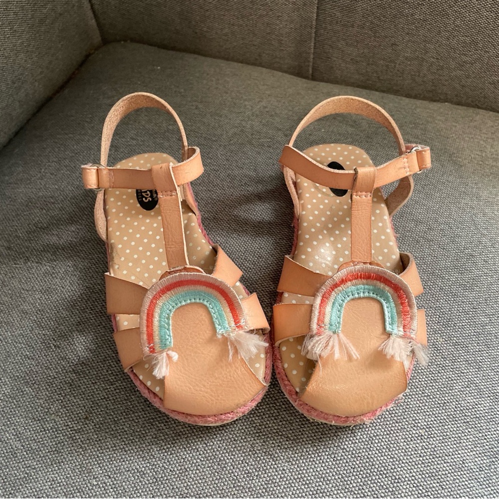 Dr. Scholl's Tan Sandals with Adjustable Strap